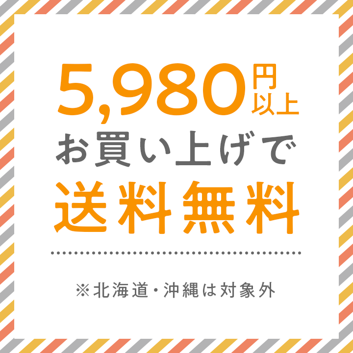 5,980円 以上購入で 送料無料